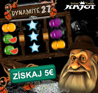 Online Casino Kajot Dynamite 27 Ziskaj 5 Euro
